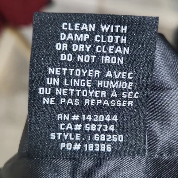 7 for all mankind Faux Leather Jacket SZ L - Picture 11 of 11